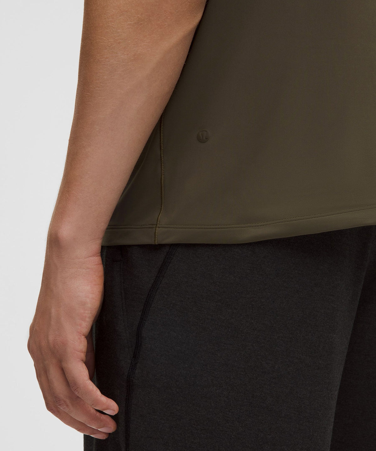 Brushed Yoga Crewneck T-Shirt