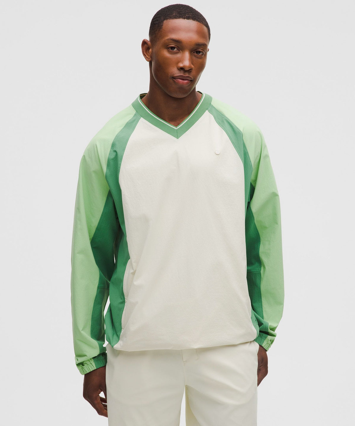 Water-Repellent Golf V-Neck Pullover