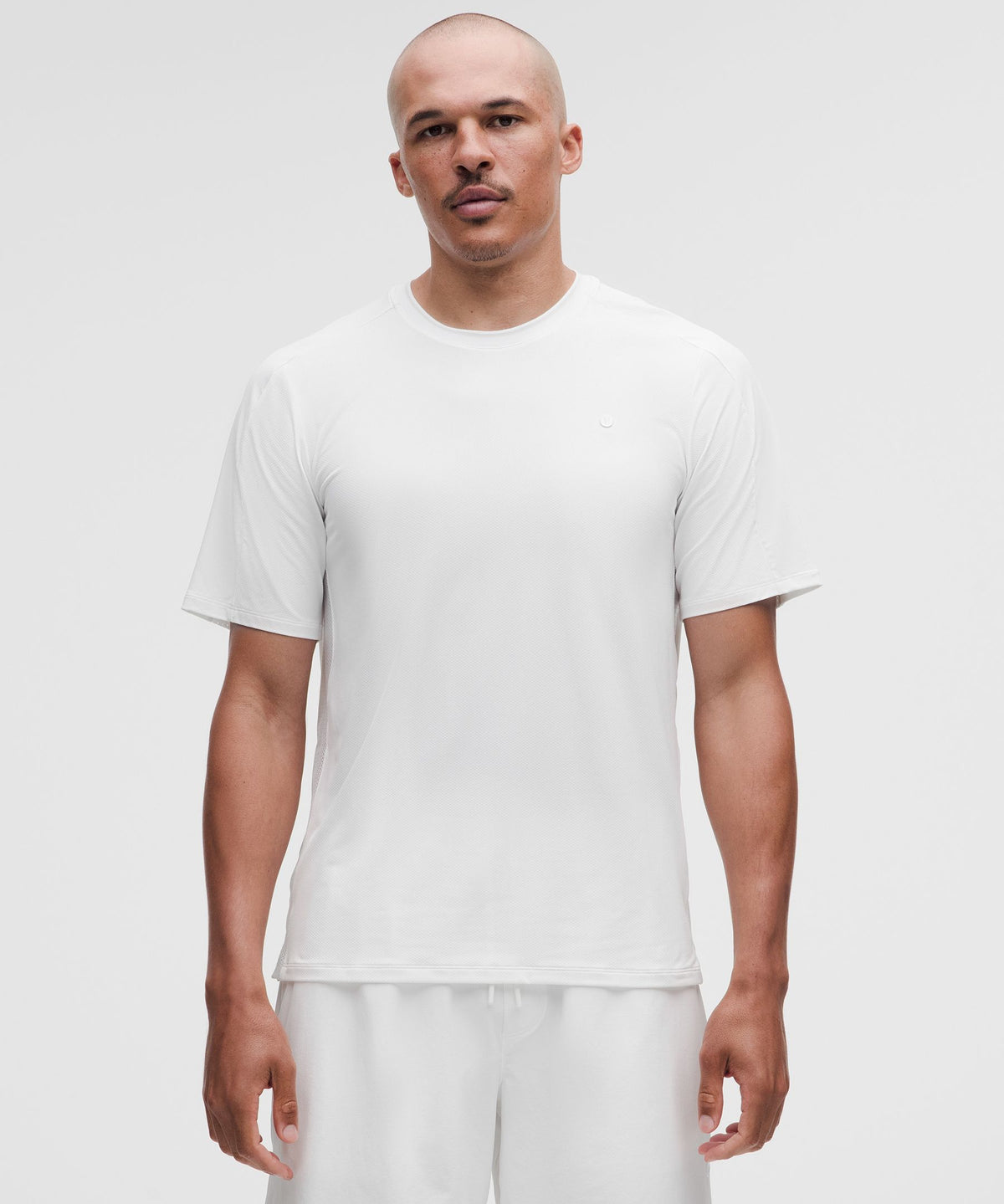 UV-Protective Mesh Panelled Tennis Shirt