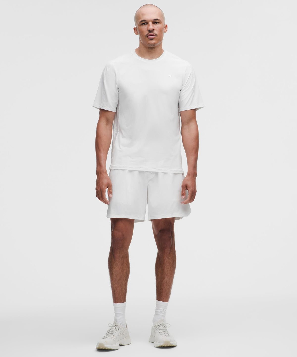UV-Protective Mesh Panelled Tennis Shirt