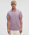 Textured Seamless Polo Shirt