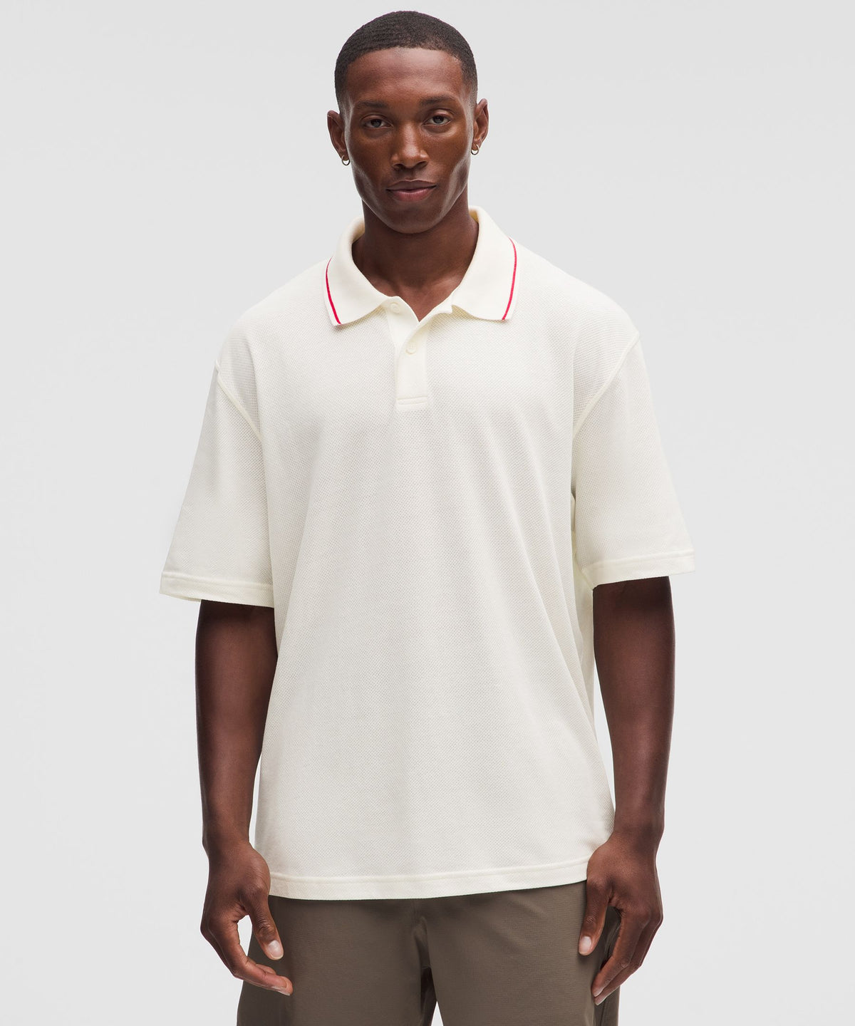 Mesh-Knit Jersey Short-Sleeve Polo Shirt