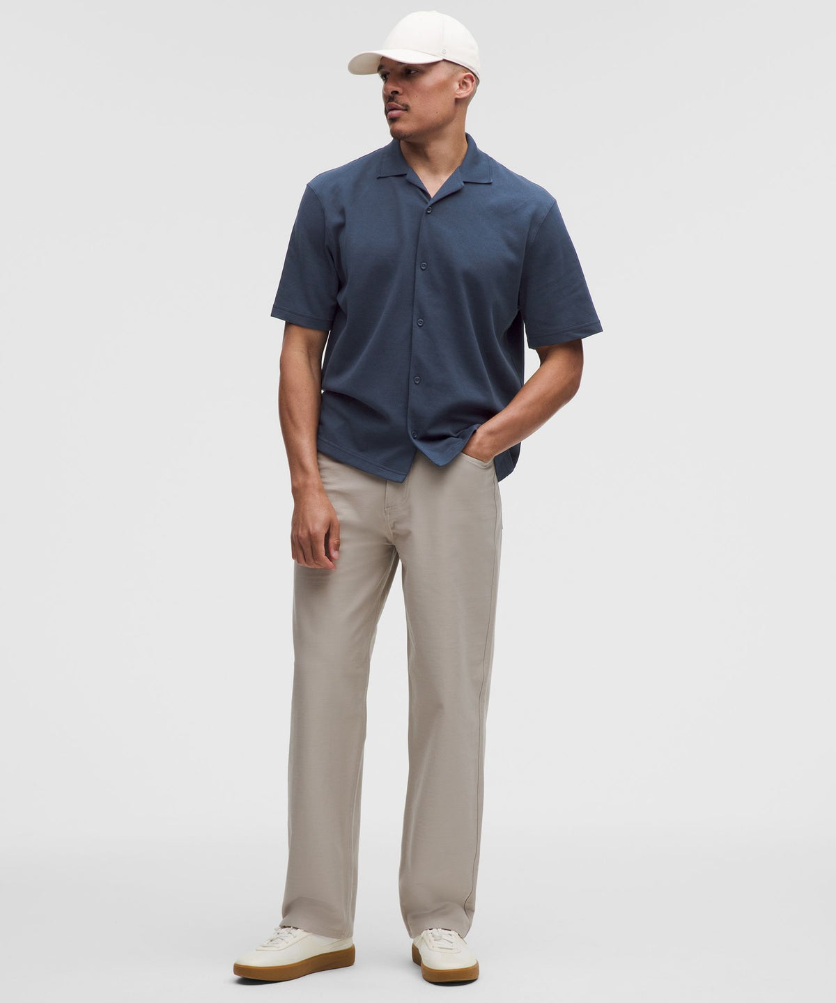 Pique-Performer Camp-Collar-Shirt