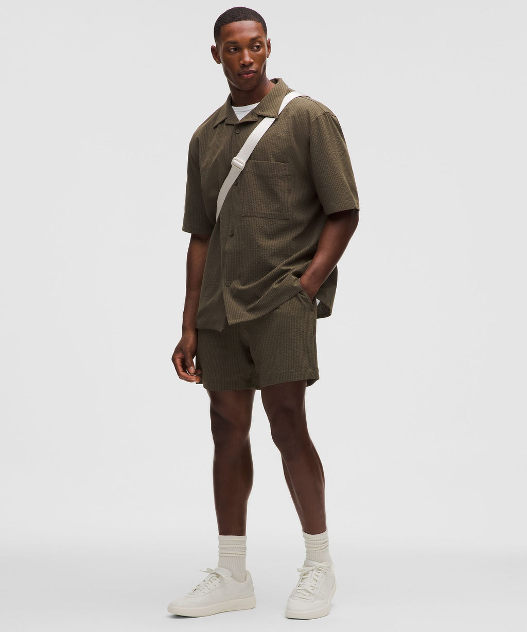 Airing Easy Camp-Collar ShirtTextured