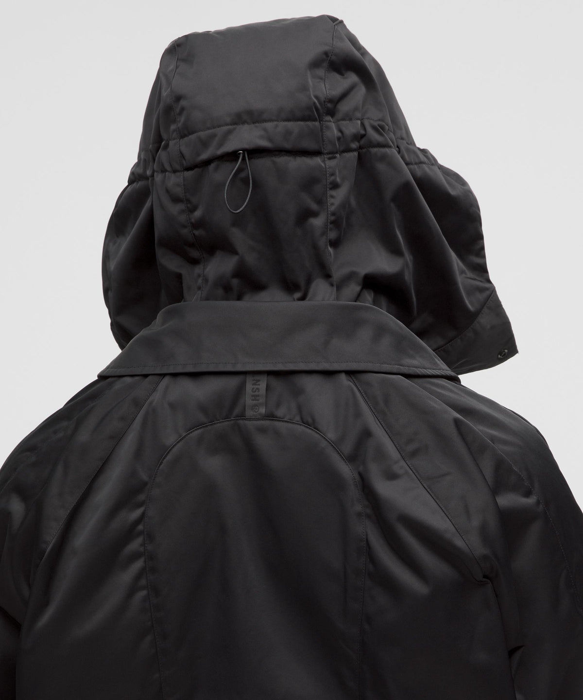Taffeta Removable-Hood Collared JacketSLNSH Collection