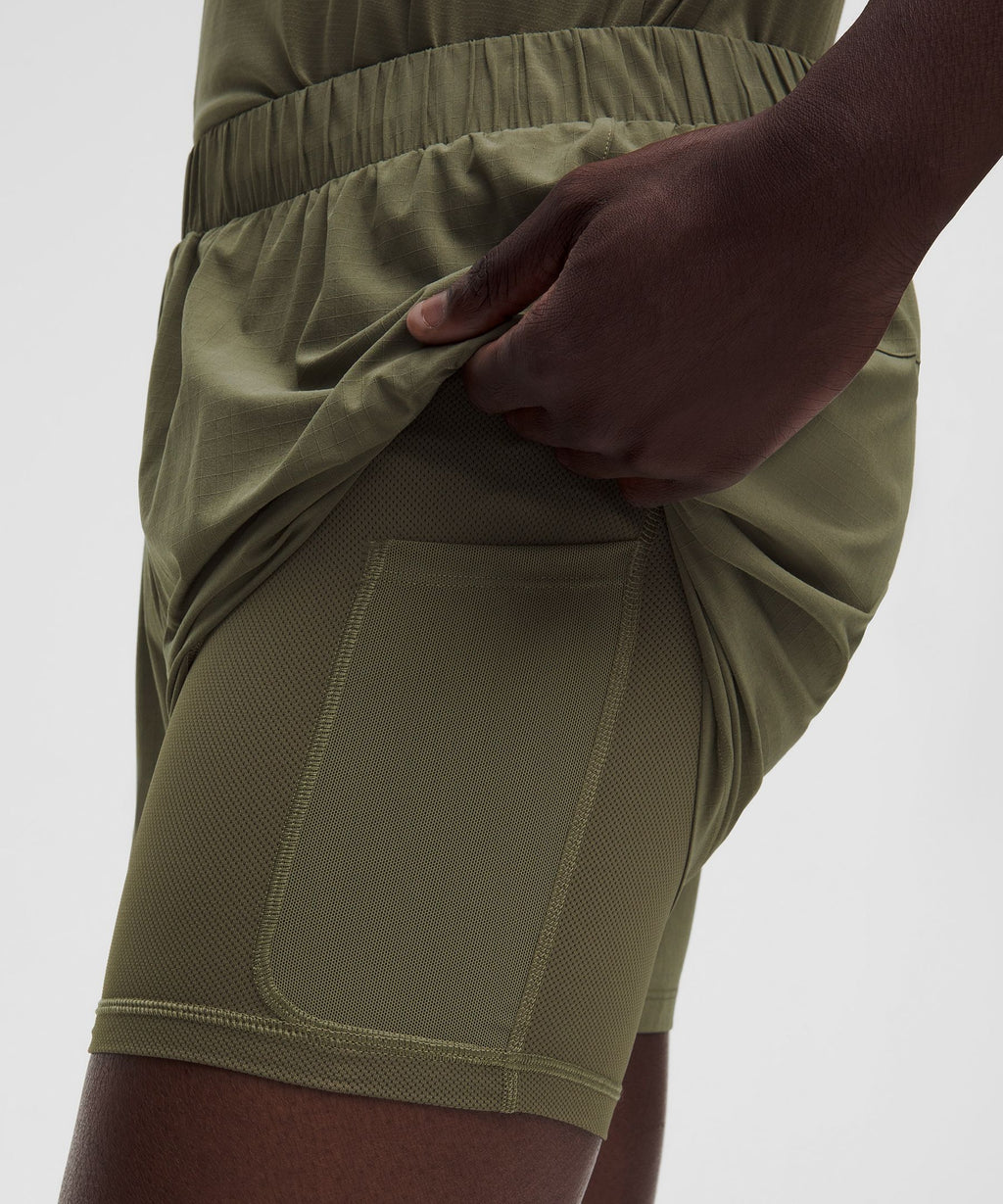 Mile Maker Ripstop Lined Short 4"