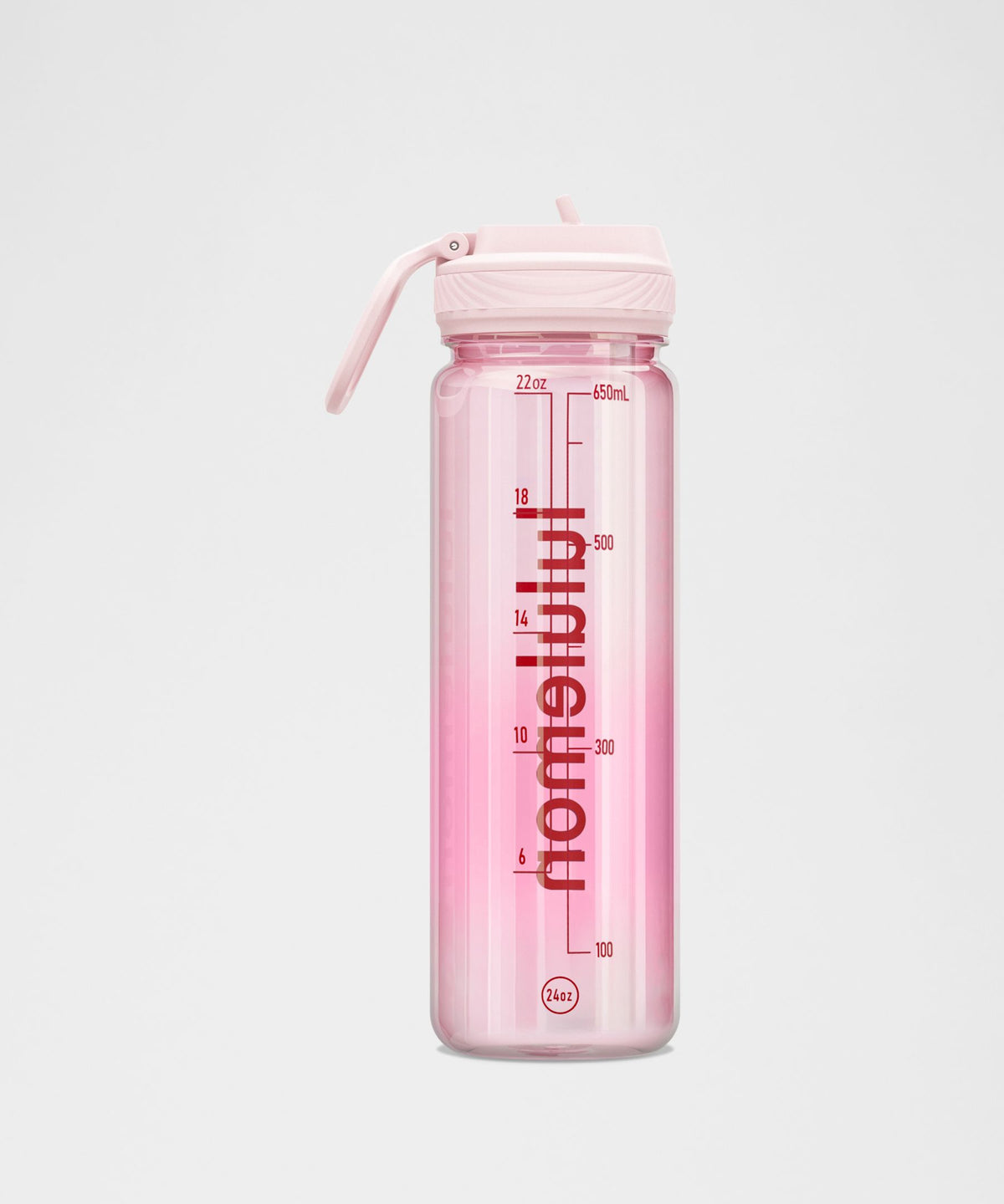 Back to Life Clear Bottle 24ozStraw Lid