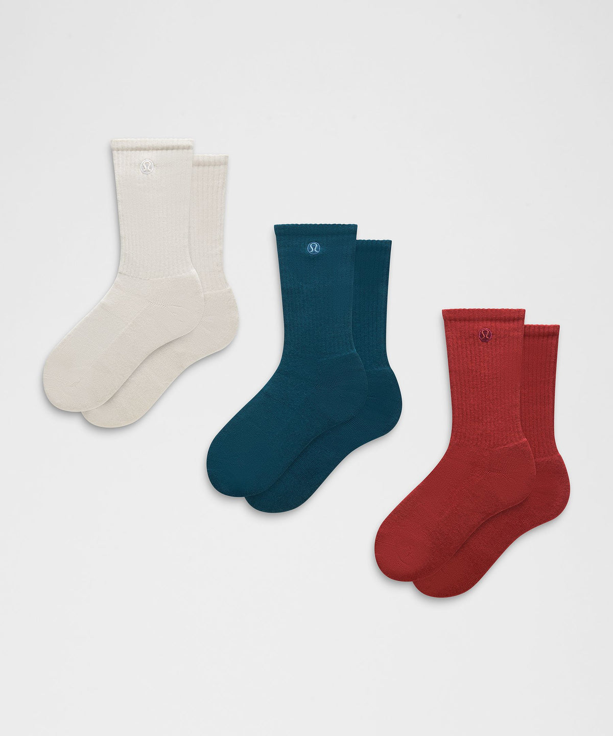 Unisex Daily Essential Crew Socks3 Pack