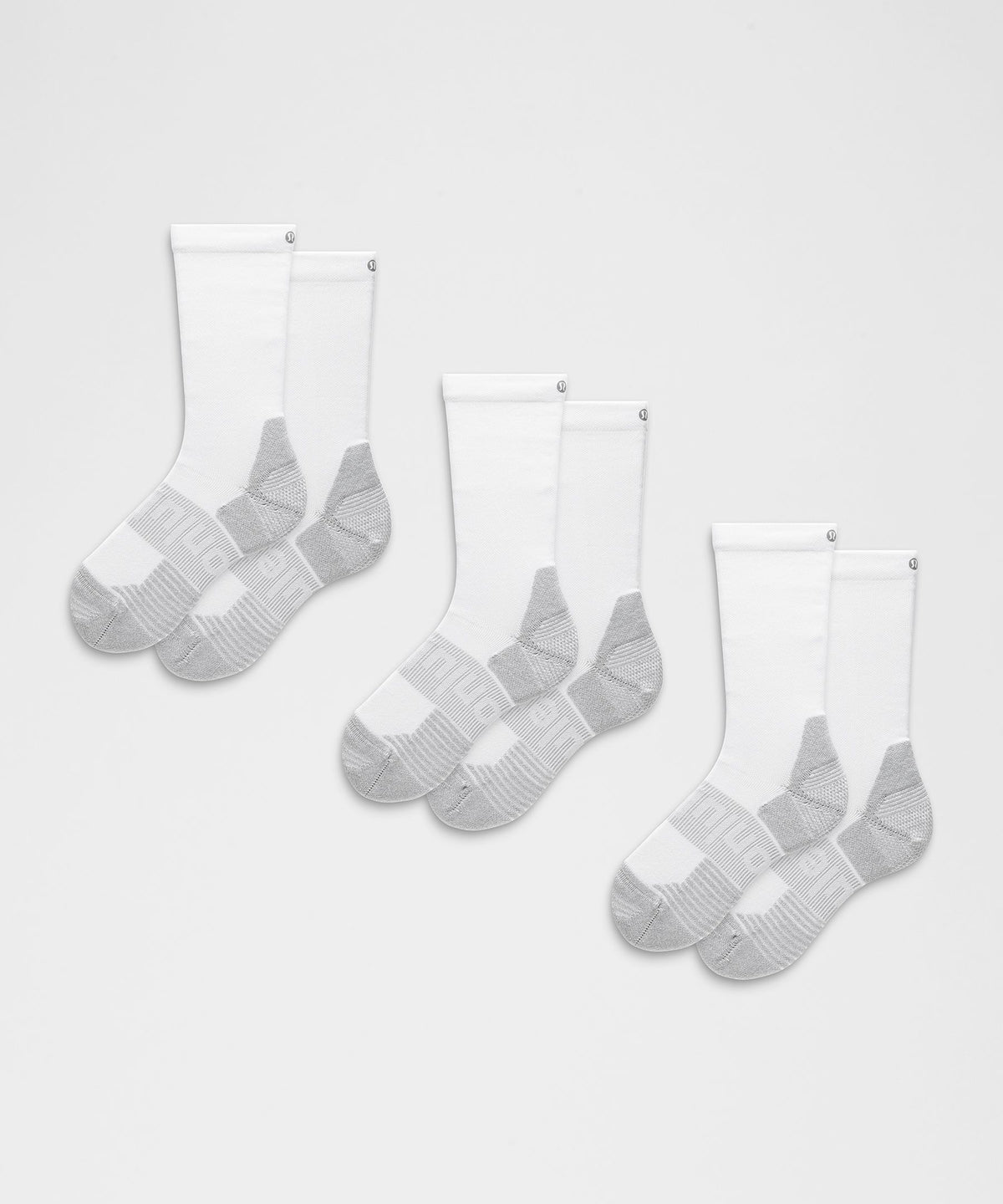 Unisex Power Stride Cushion Crew Socks3 Pack