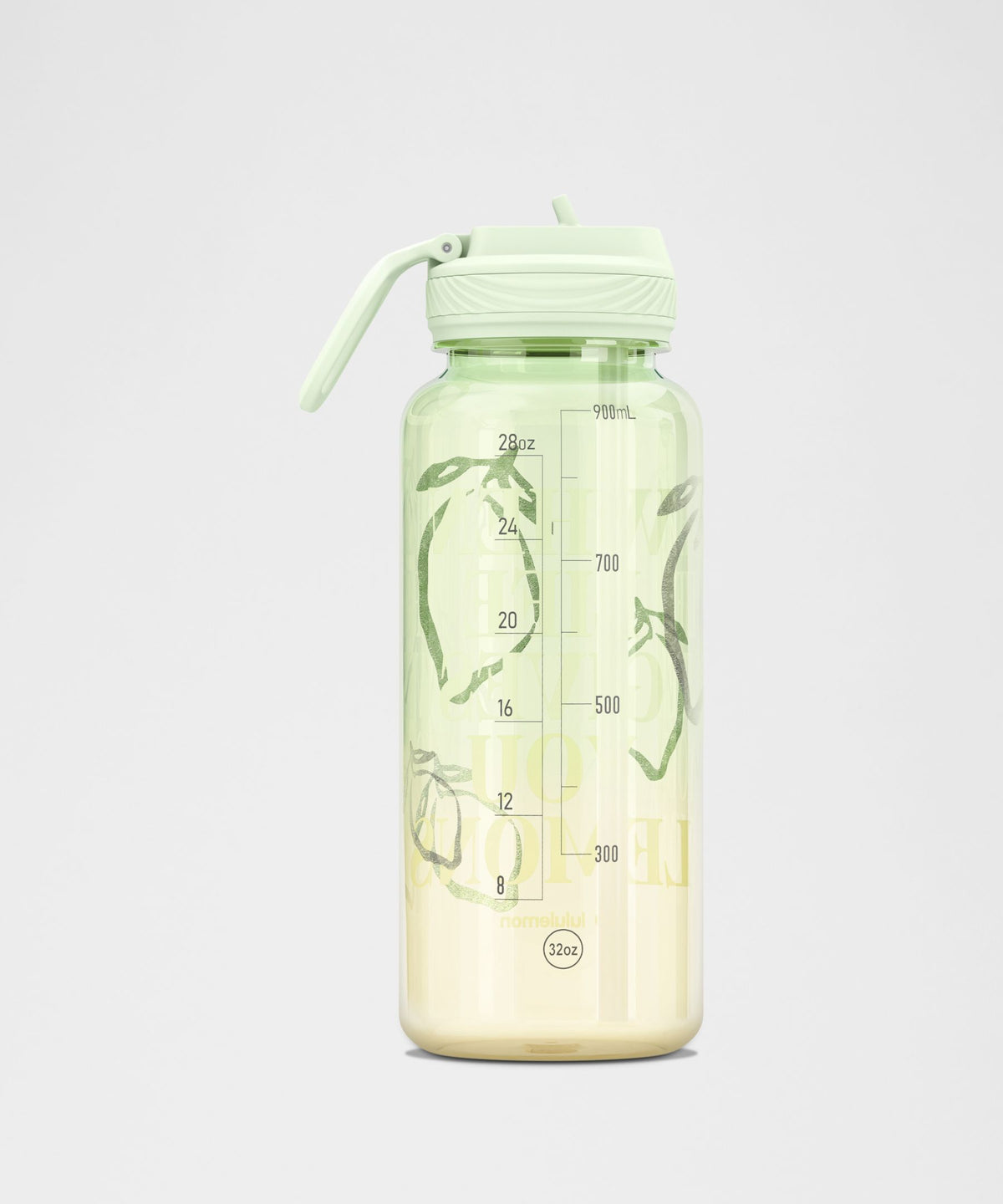 Back to Life Sport Bottle 32oz Straw LidLemons Quote