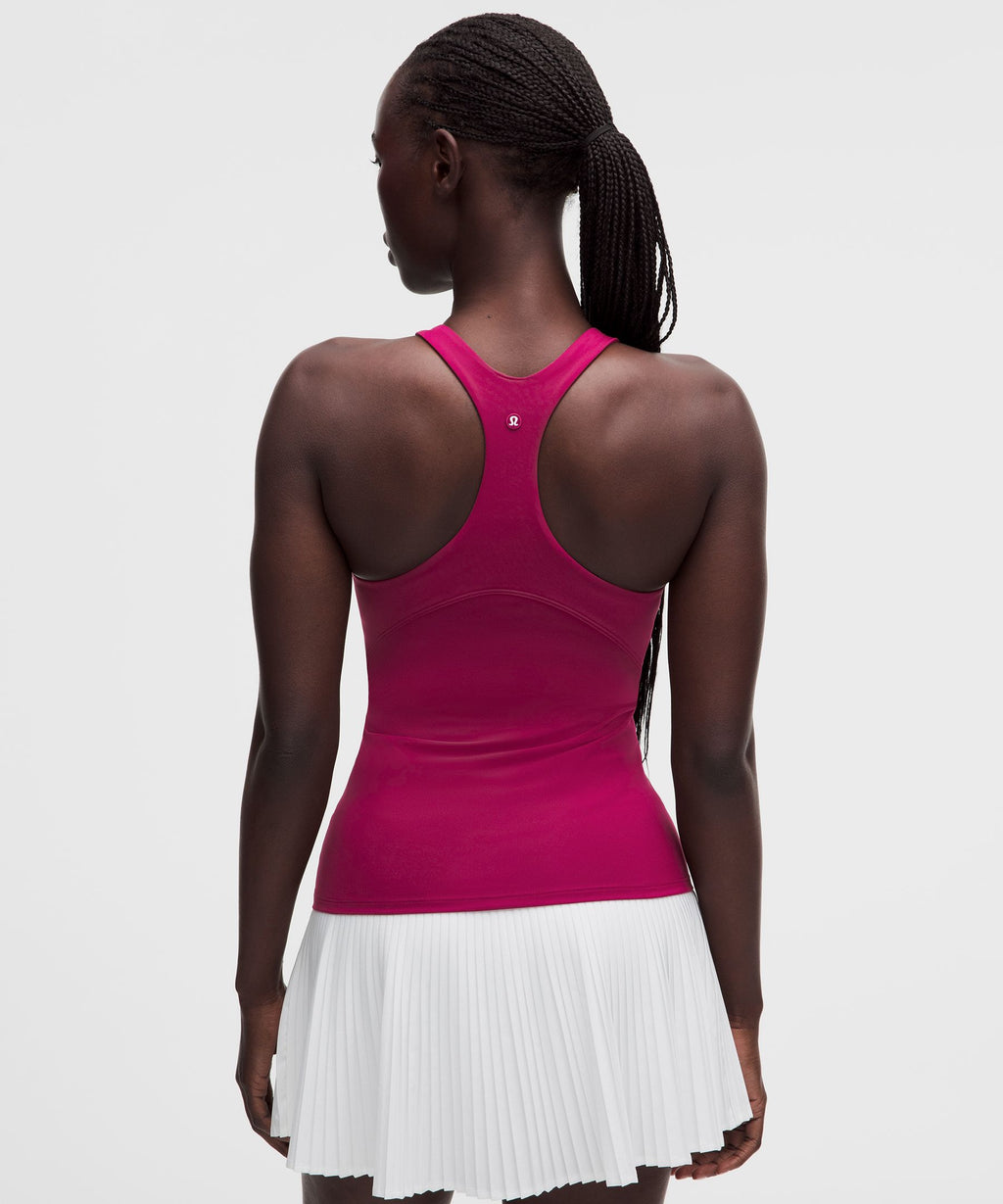 Racerback High-Neck Tennis Tank TopB/C Cup