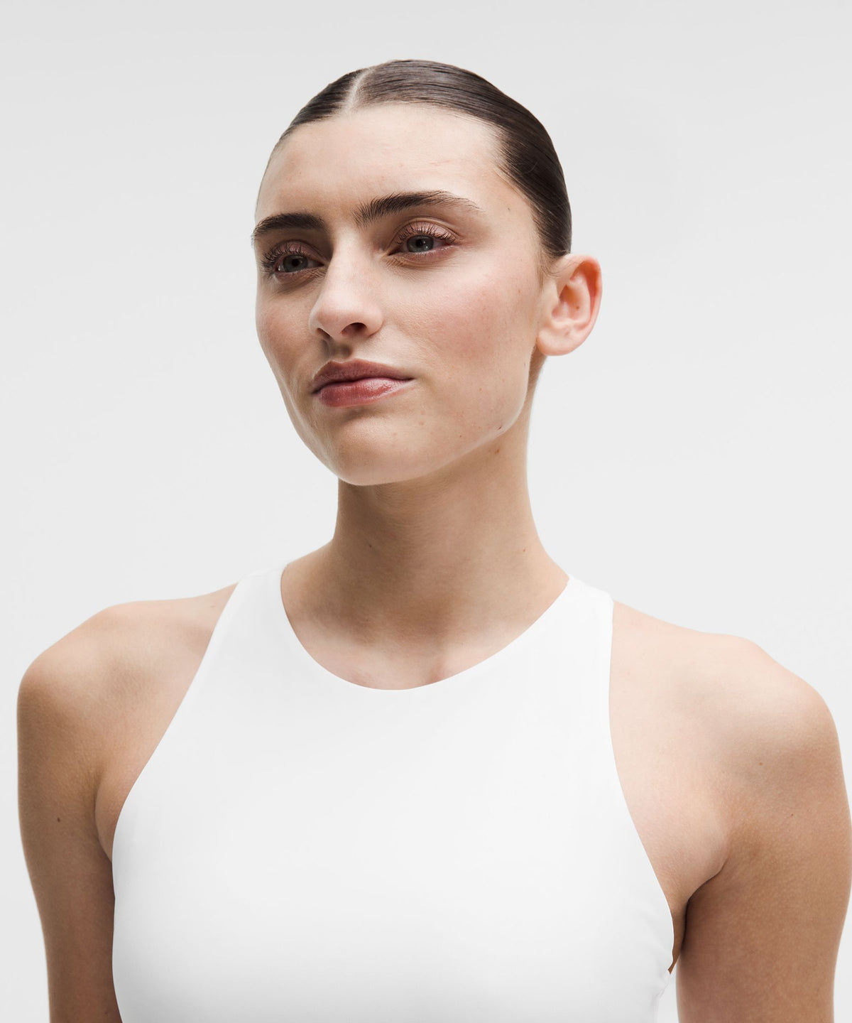 Racerback High-Neck Tennis Tank TopB/C Cup