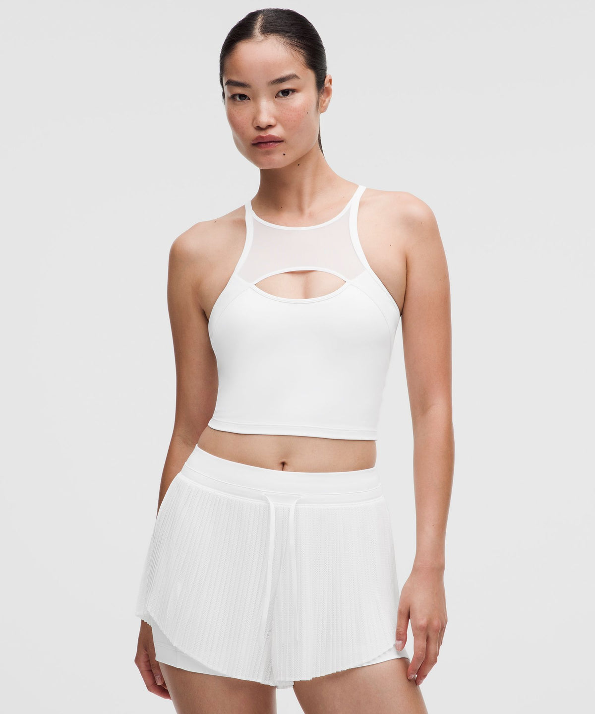 Ace Advantage Mesh-Panel Tennis Tank Top