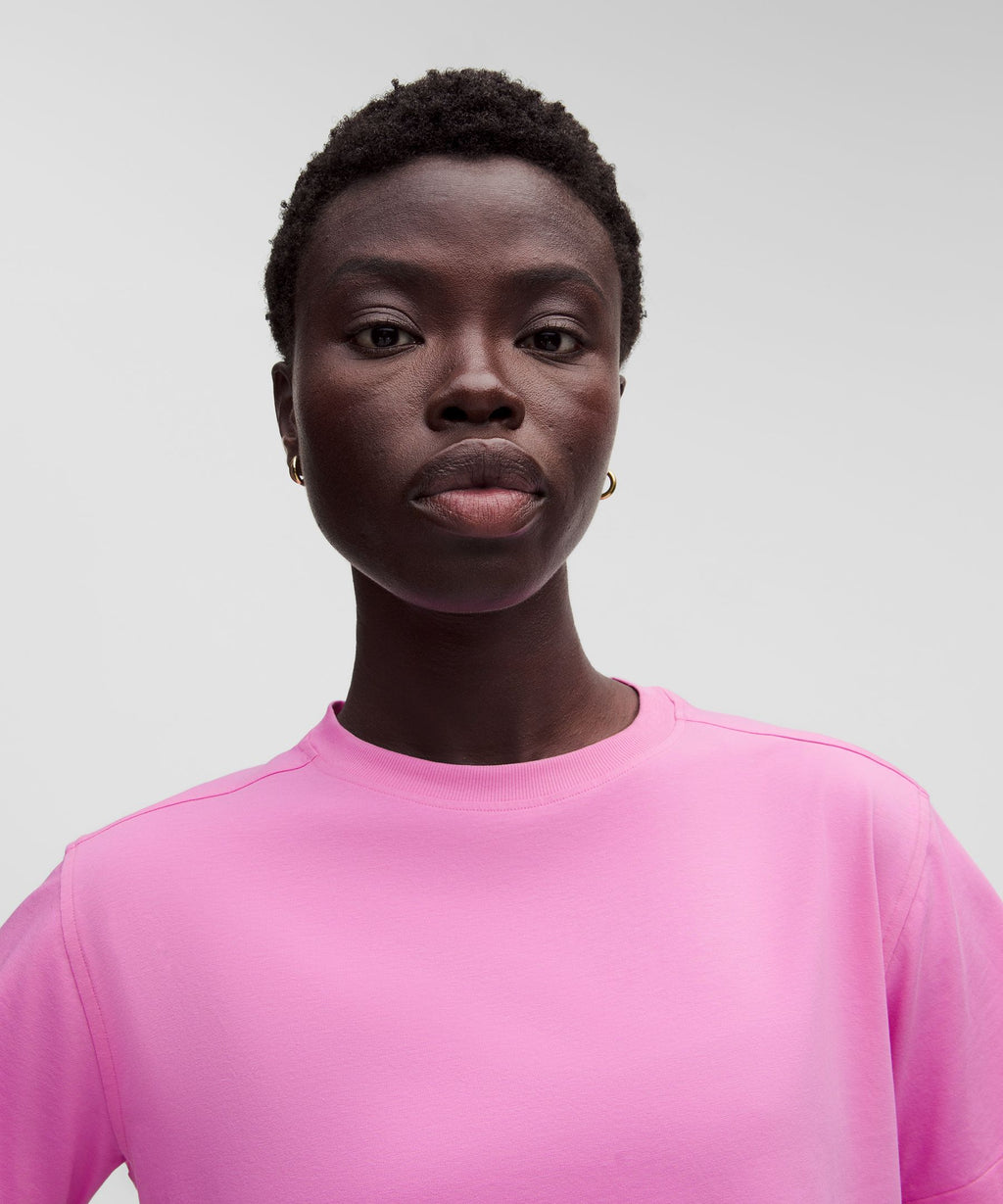 All Yours Organic Cotton-Blend Cropped T-Shirt