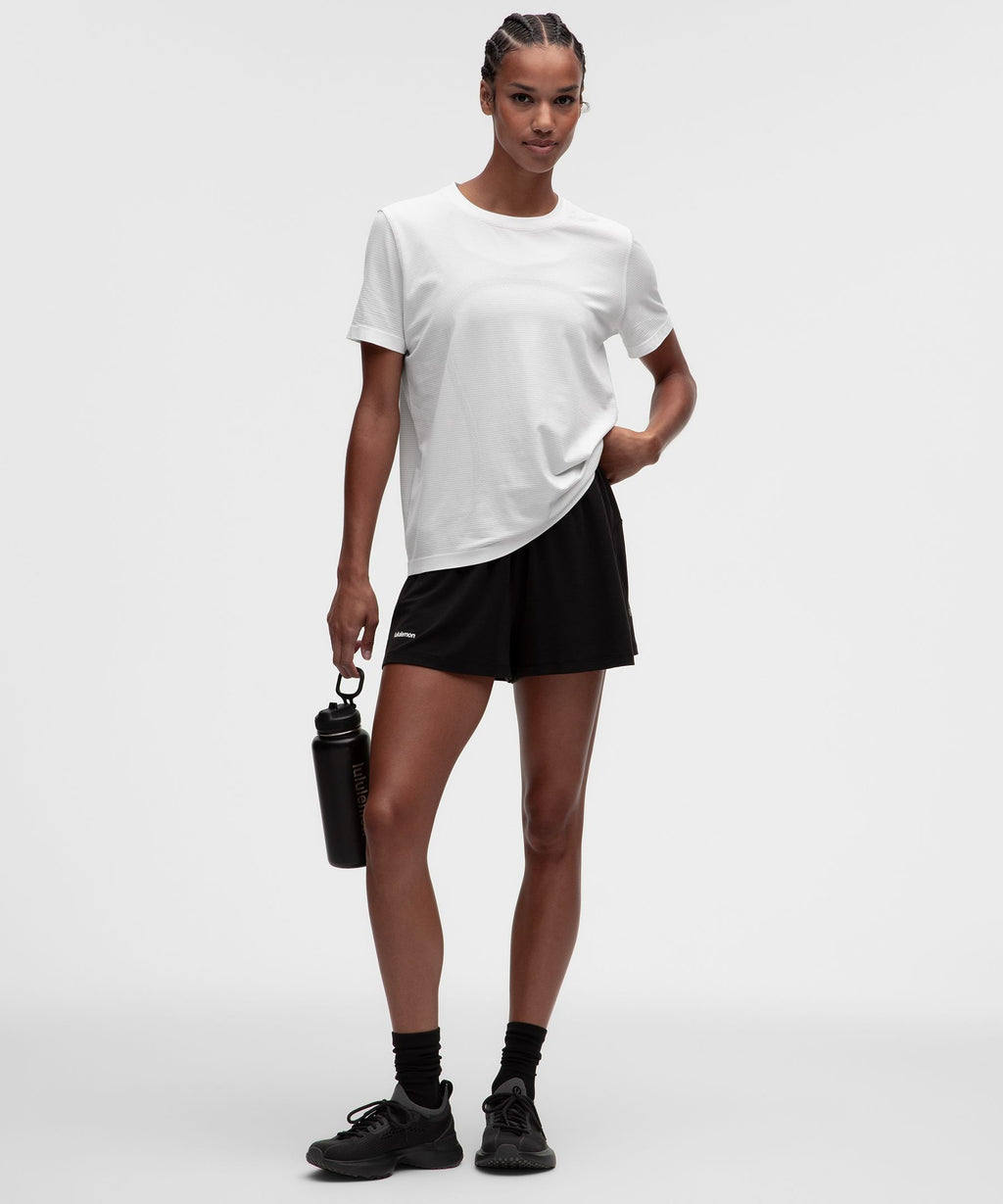 Swiftly Relaxed Short-Sleeve ShirtHip Length