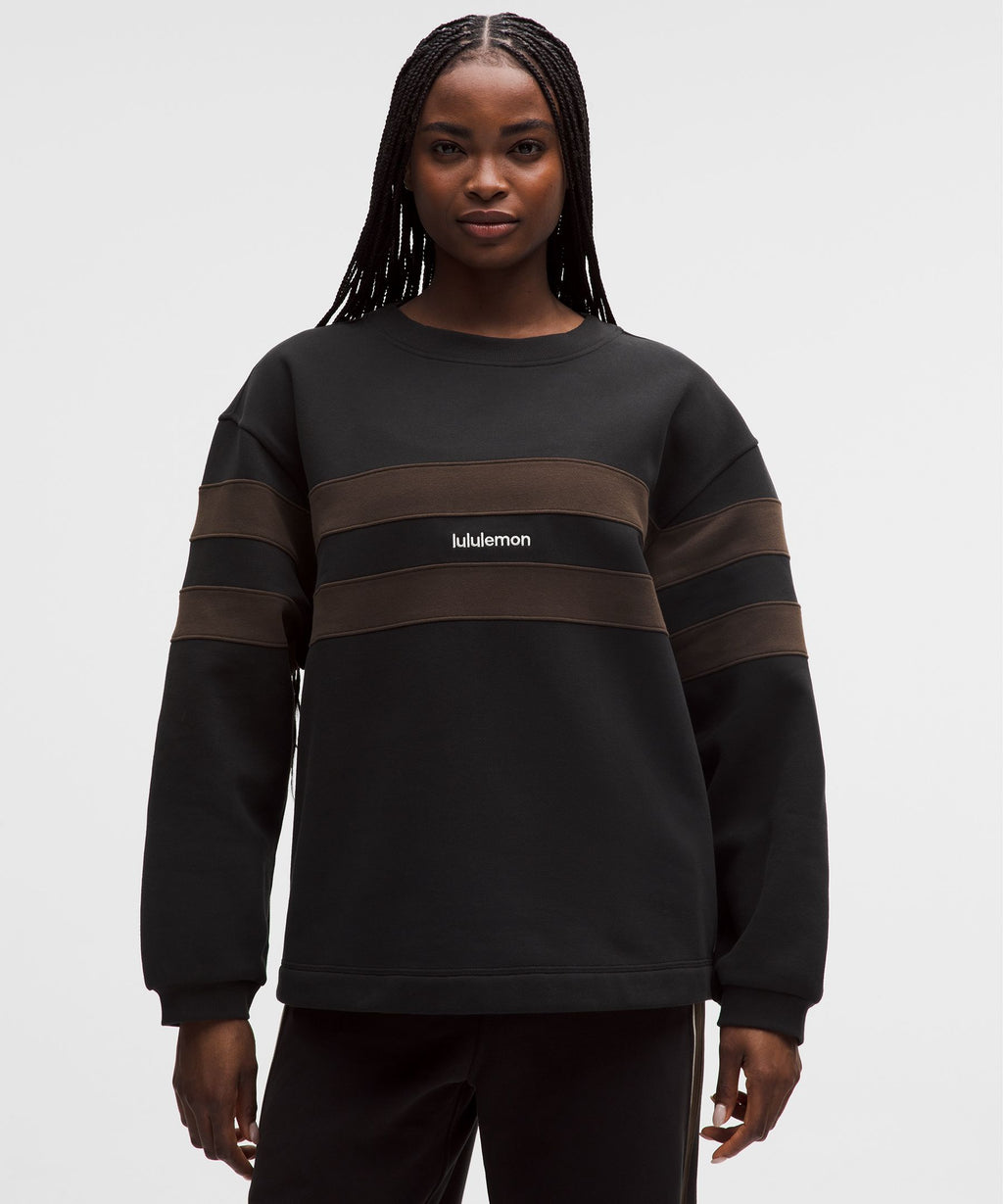 Women's Steady State Oversized PulloverStripe
