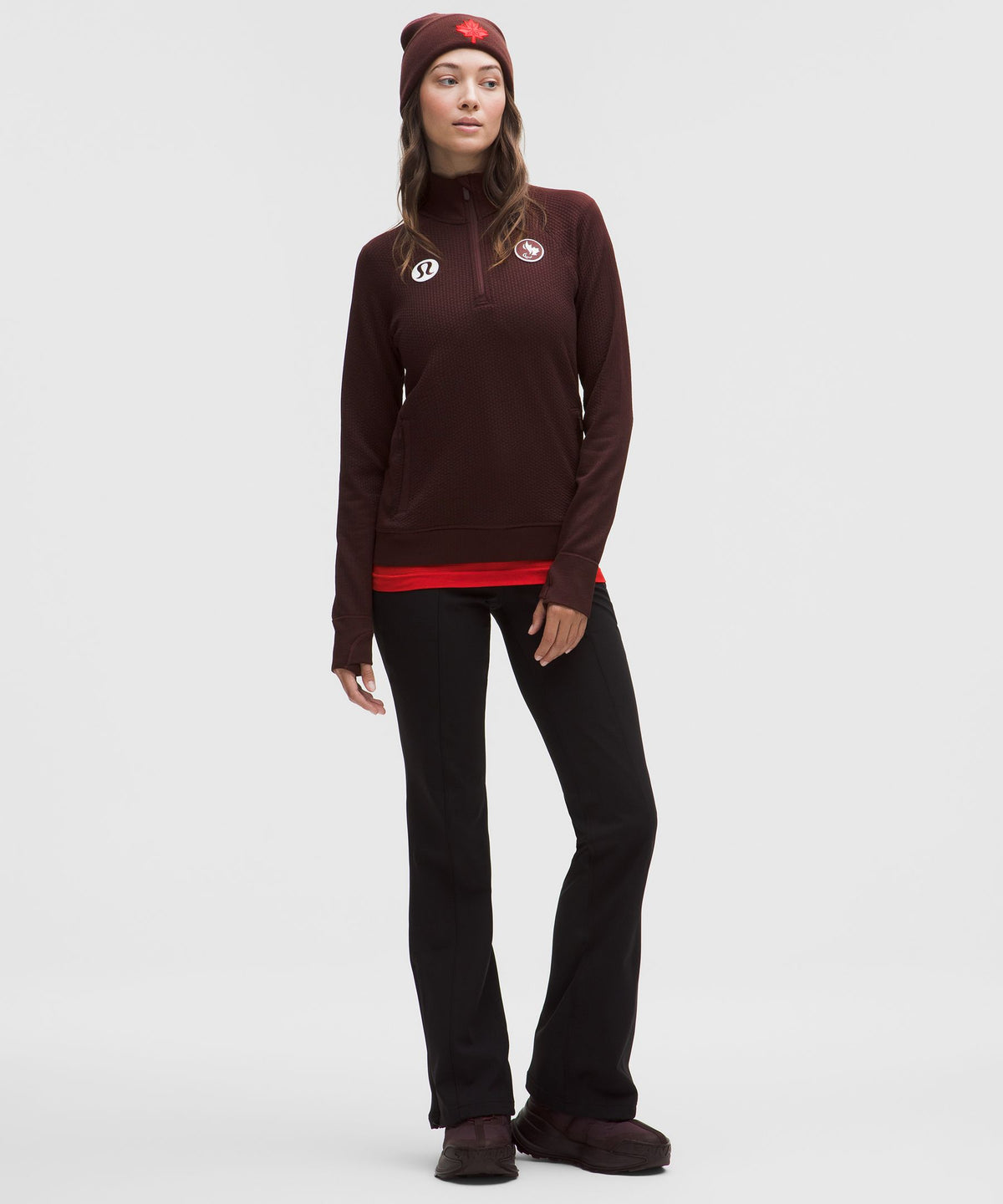 Team Canada Women's Engineered Warmth Half ZipCPC Logo