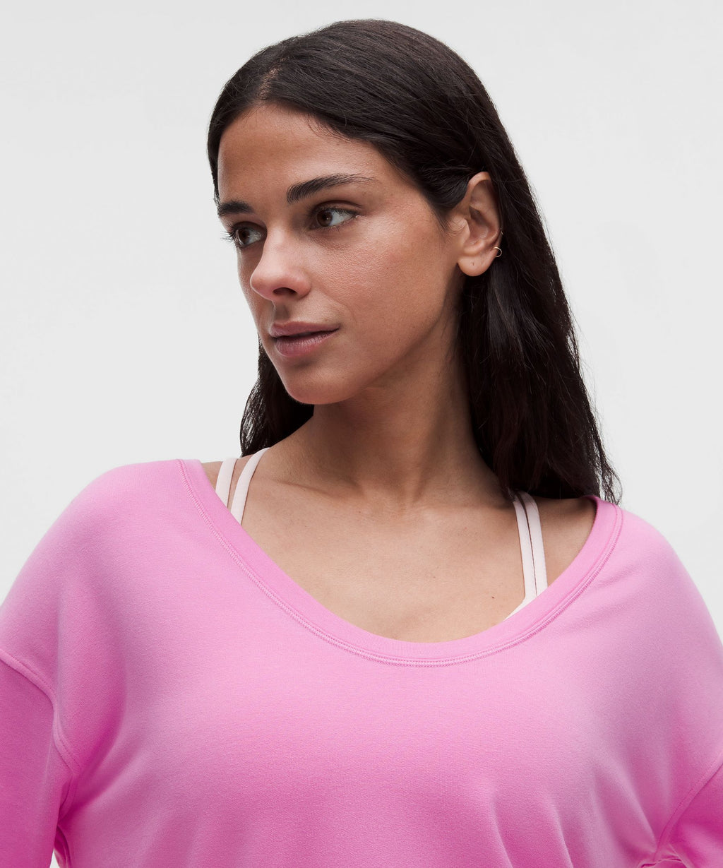 BeCalm Scoop-Neck Pullover