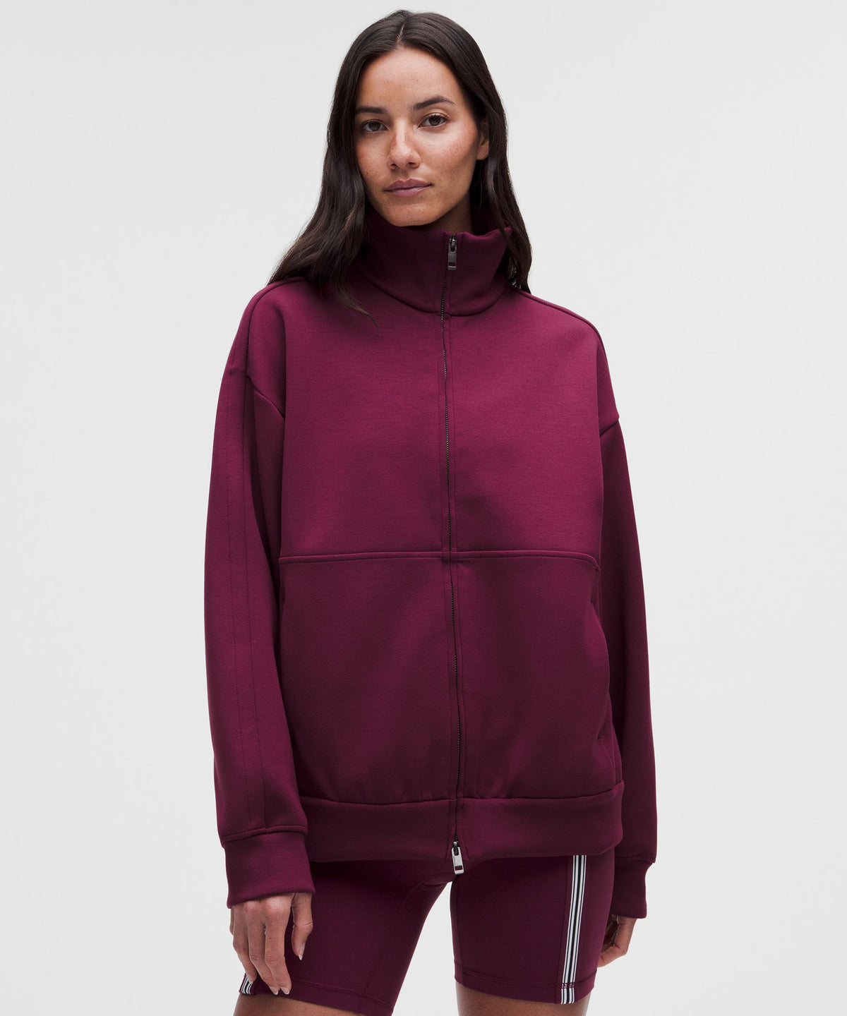 Smooth Spacer Oversized Full Zip