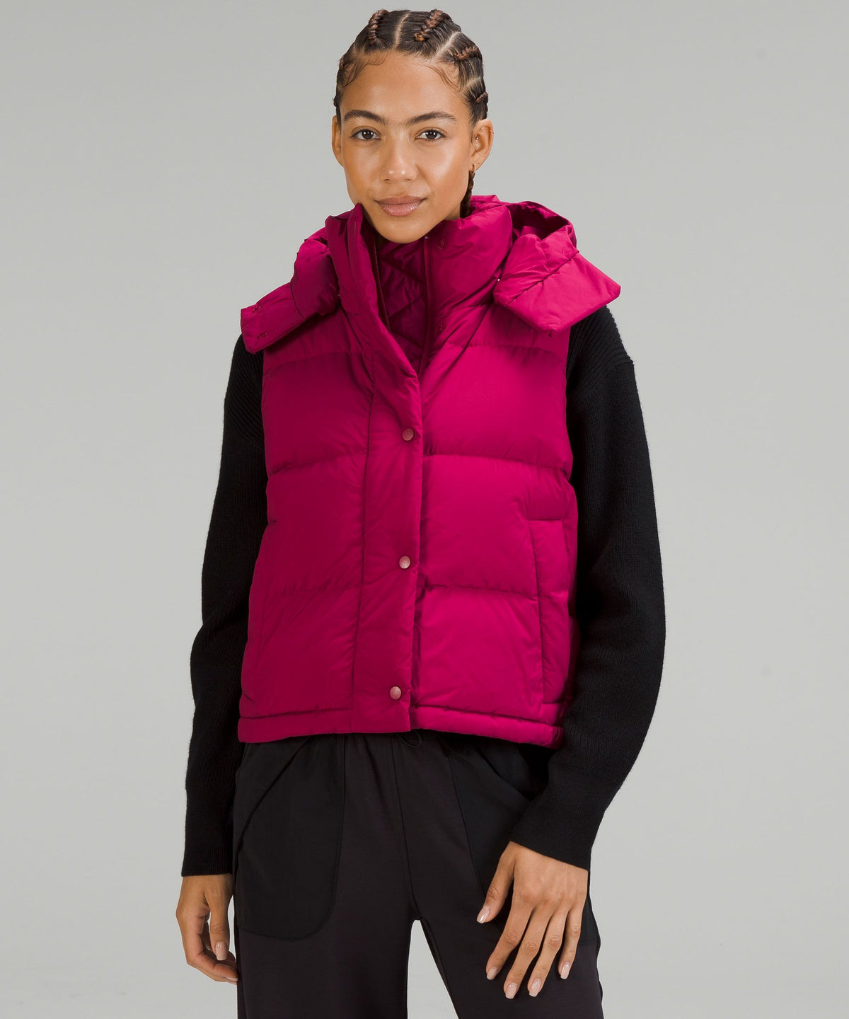 Wunder Puff 600-Down-Fill Cropped Vest