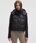 Wunder Puff 600-Down-Fill Cropped VestPrint