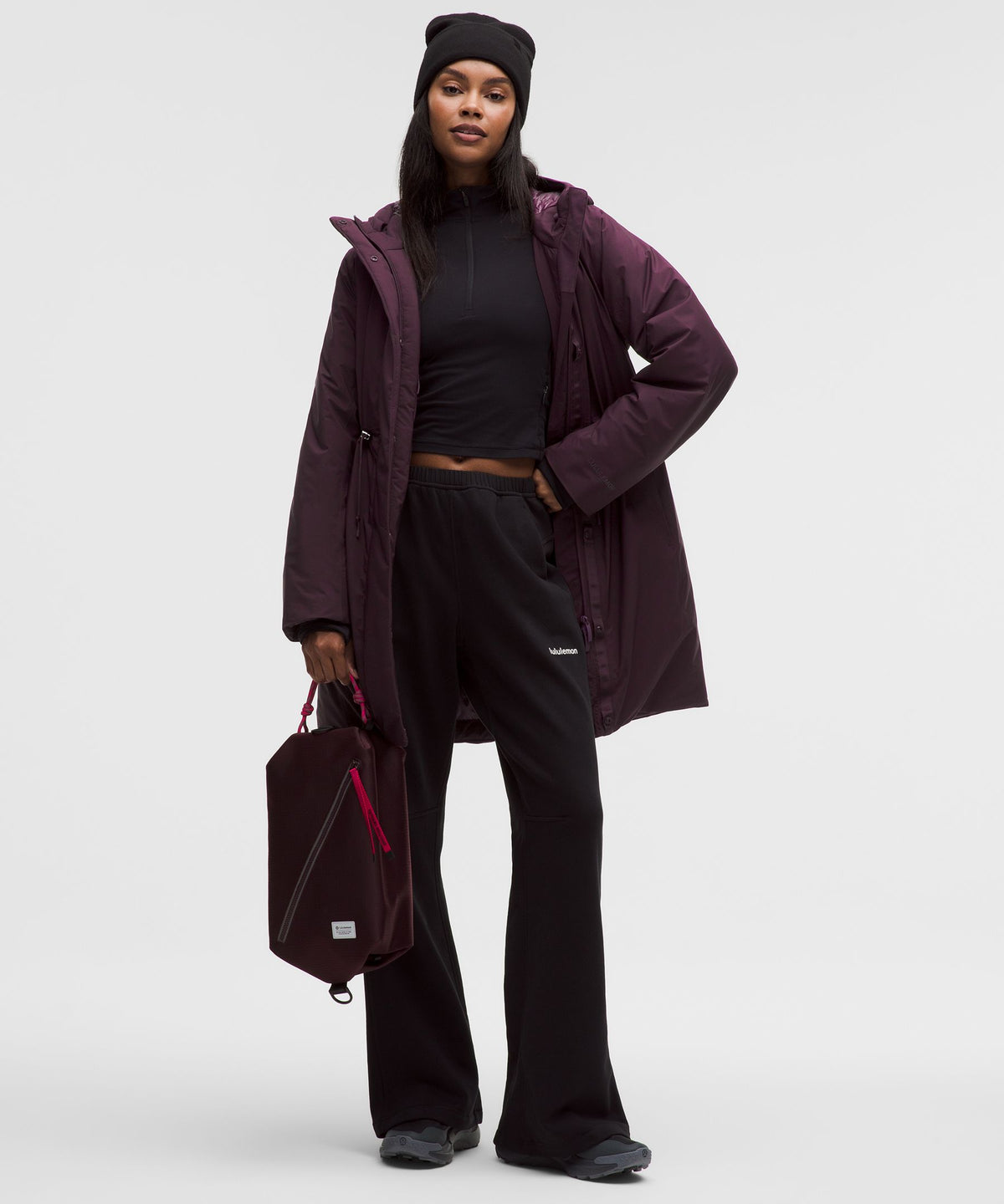 Waterproof Insulated Cinch-Waist Parka