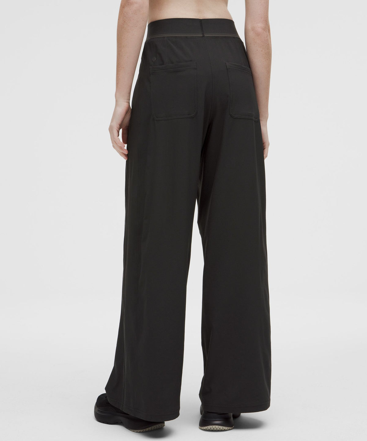 Swift High-Rise Wide-Leg PantLogo Waistband