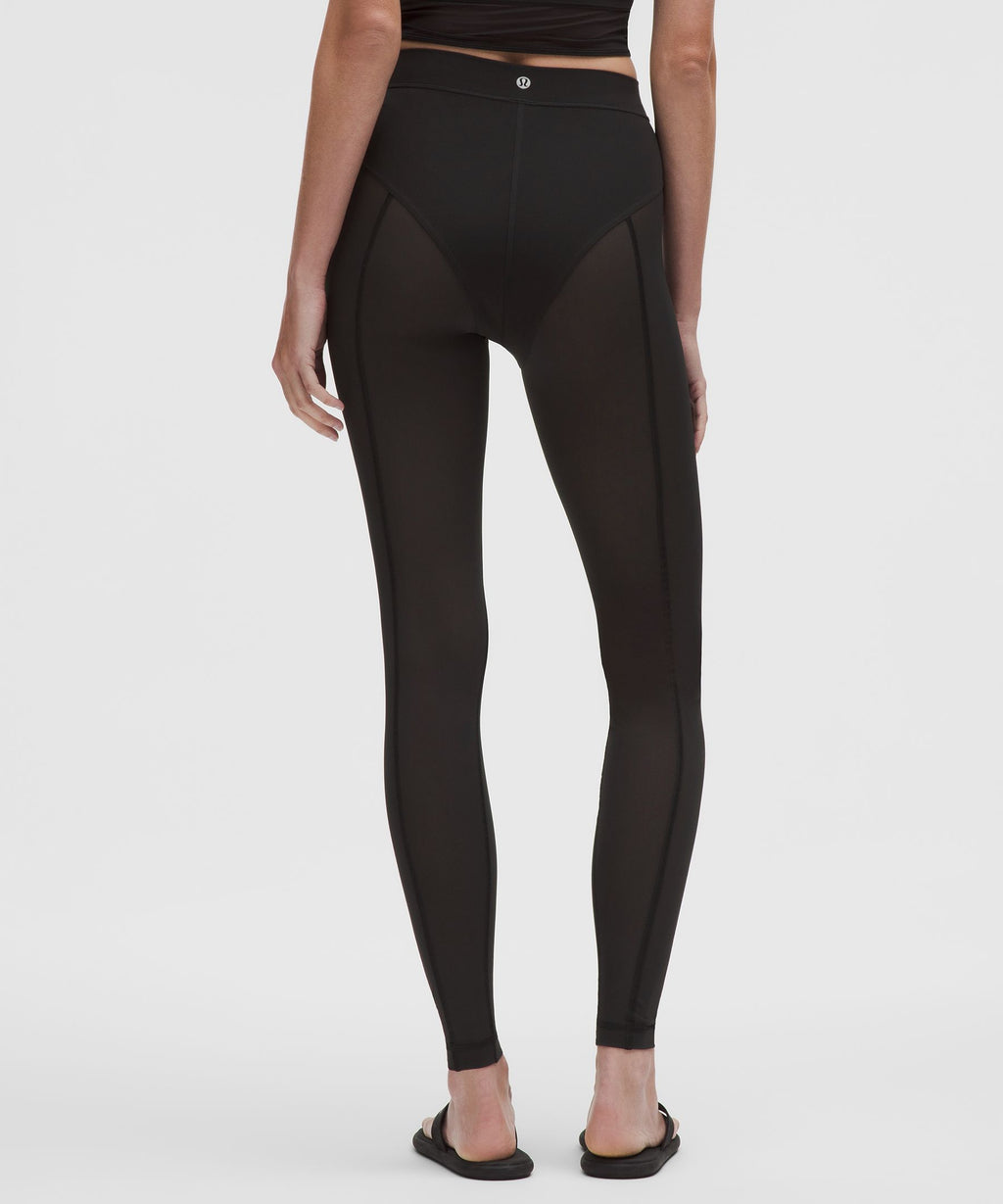 Nulu High-Rise Mesh-Leg Tight 28"