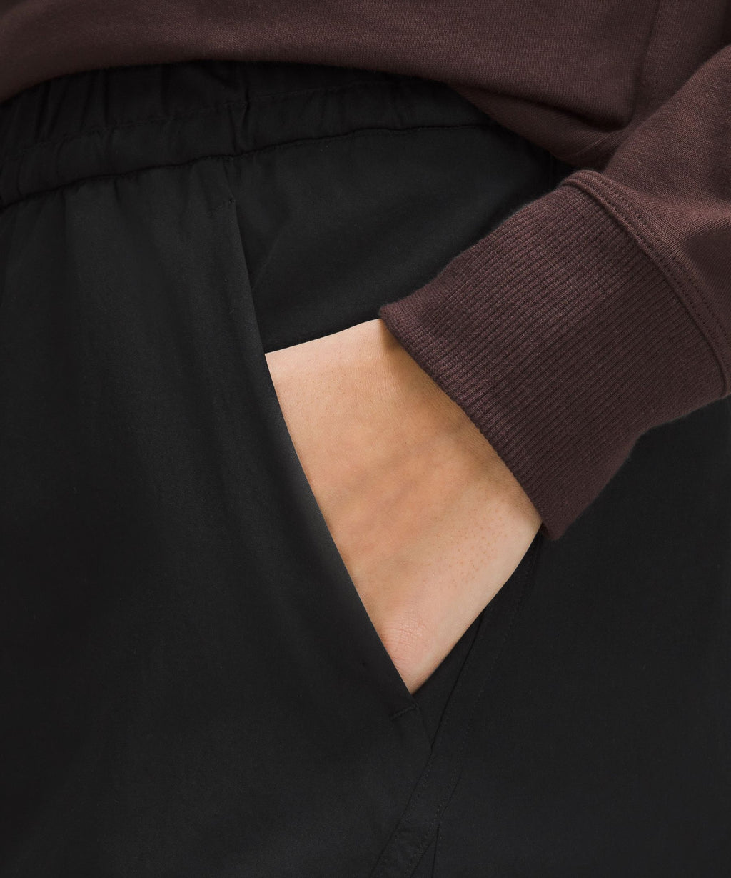 Cinchable Waist High-Rise Woven Short 3.5"