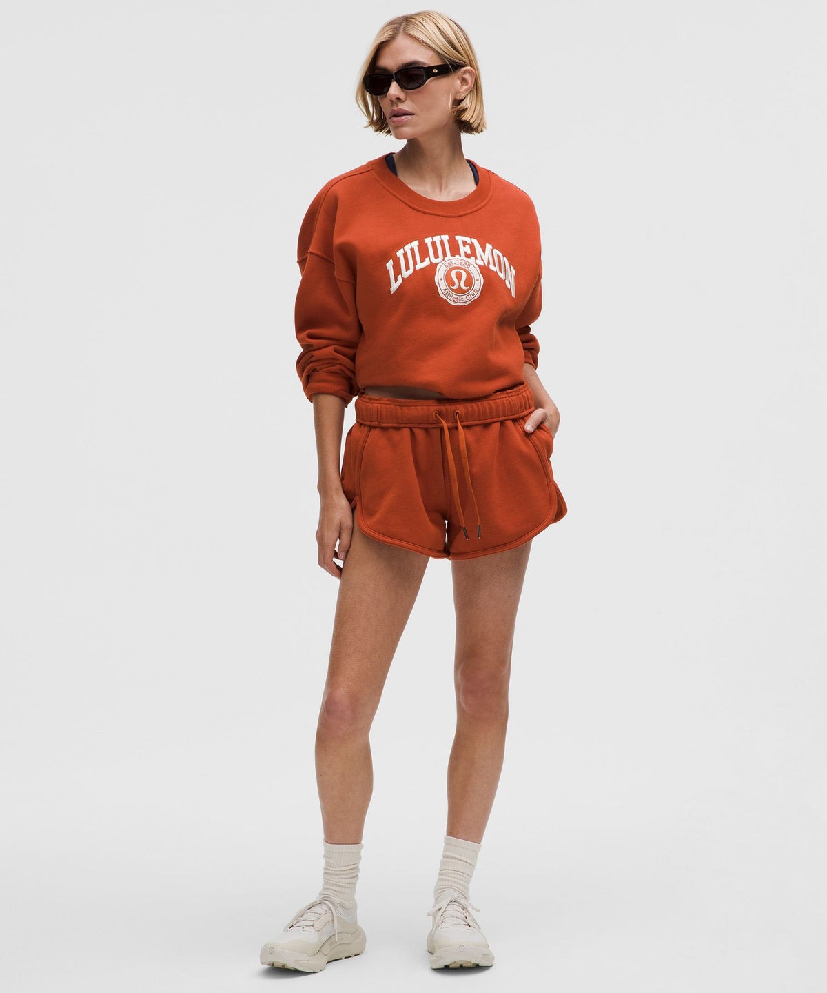 Scuba Mid-Rise Oversized Short 3"Trim
