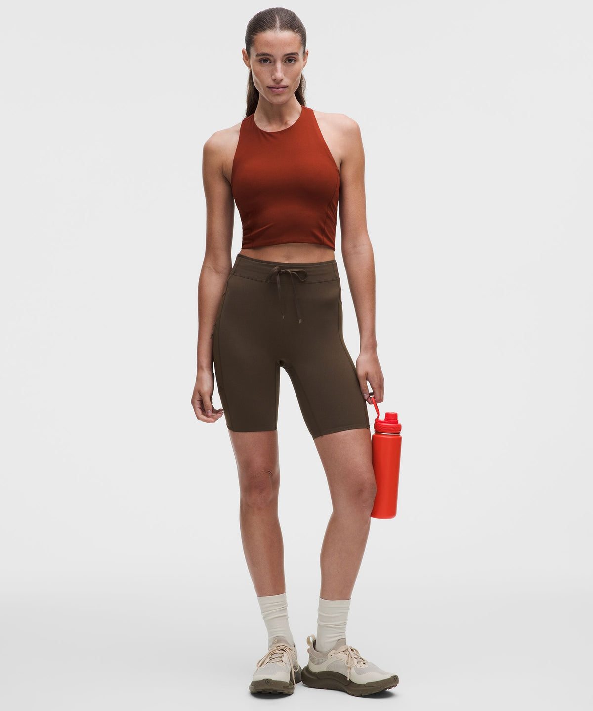 No Line High-Rise Running Short 8"