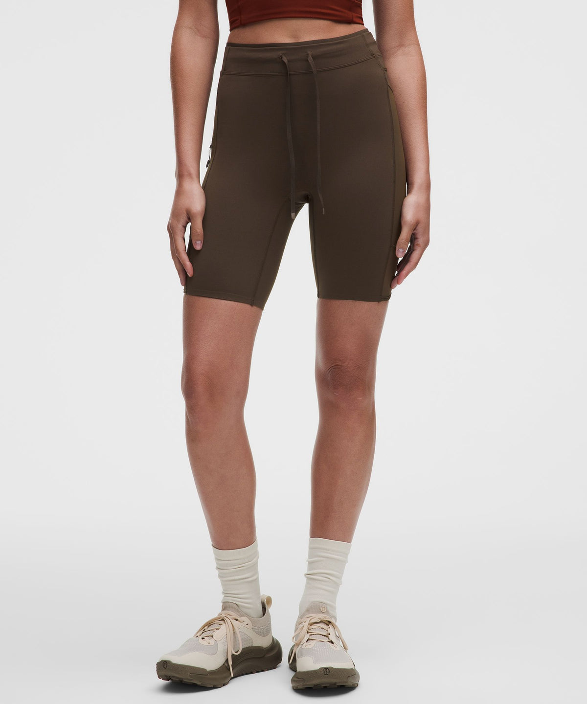 No Line High-Rise Running Short 8"
