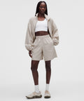 LuluLinen High-Rise Relaxed-Fit Short 7"
