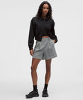 Daydrift High-Rise Pleated Short 5"Twill