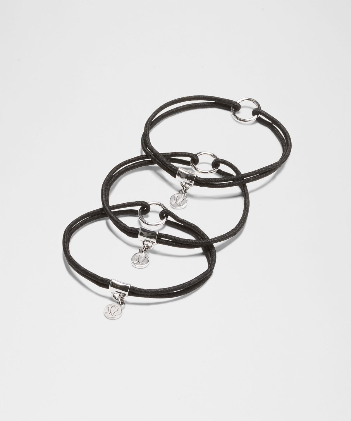 Logo Bead Hair Ties3 Pack
