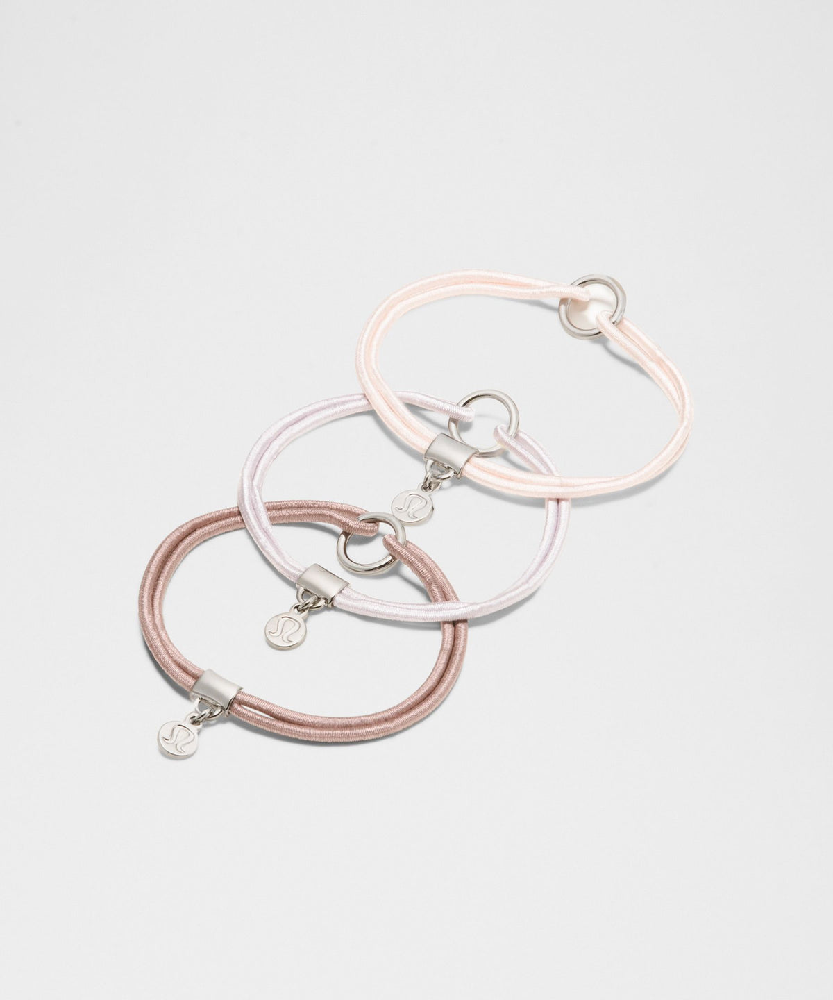 Logo Bead Hair Ties3 Pack